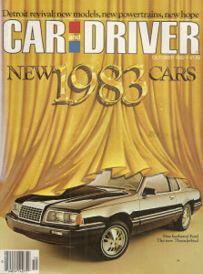 CAR & DRIVER 1982 OCT - Le MANS, RENAULT/KONI CUP